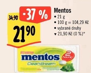 Bonbony Clean Breath Mentos