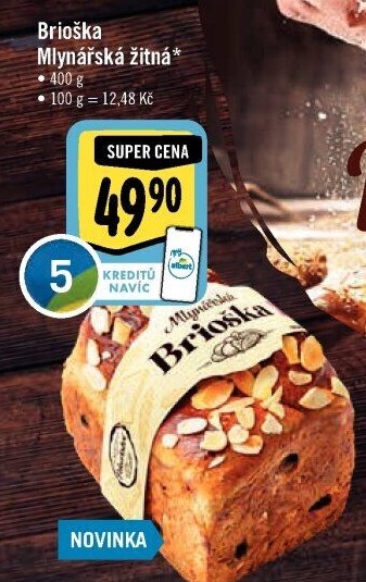 Brioška Mlynářská žitná Albert