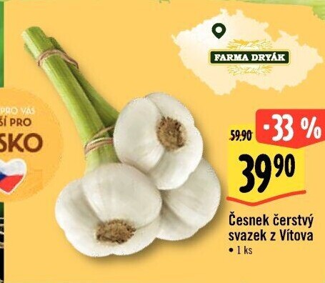 Česnek svazek Farma Dryák