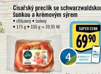 Císařský preclík Albert Fresh Bistro