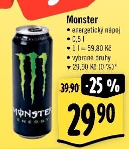 Energetický nápoj Monster Energy