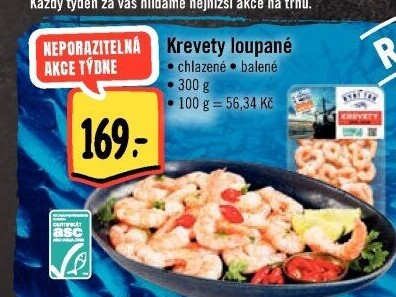 Krevety loupané Albert