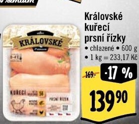 Kuřecí prsní řízky královské Premium Albert
