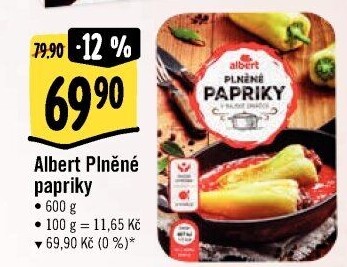 Plněné papriky Albert