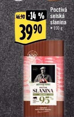 Poctivá selská slanina Kostelecké uzeniny