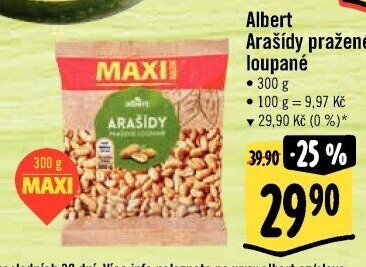 Pražené arašídy Albert