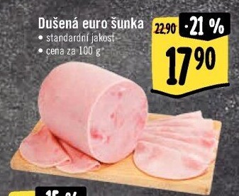Šunka euro dušená standard