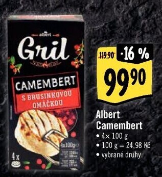 Sýr Camembert na gril Albert Gril