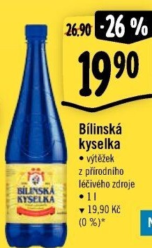 Voda Bílinská kyselka