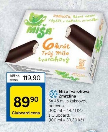 Míša Tvarohová Zmrzlina