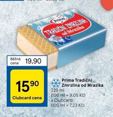 Prima Tradiční Zmrzlina od Mrazíka