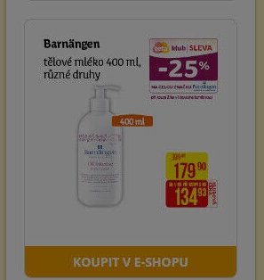 Barnängen tělové mléko 400 ml