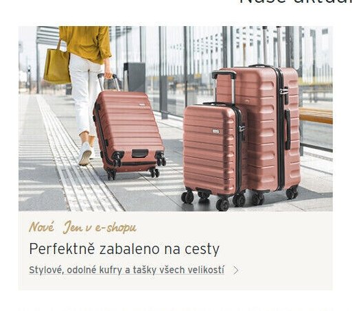 Perfektně zabaleno na cesty