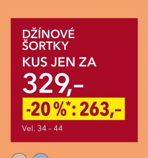 Džínové šortky