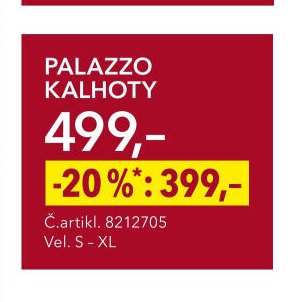 Palazzo kalhoty