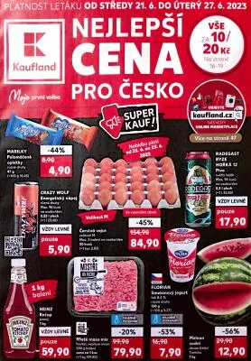 akční leták Kaufland 21.6.2023-27.6.2023