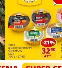 Hamé cestovní občerstvení různé druhy 120 g