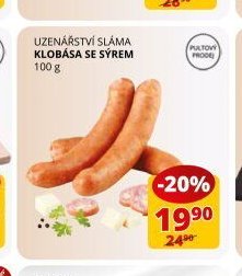 Uzenářství Sláma Klobása se sýrem