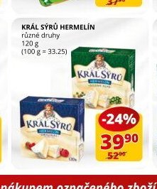 Král sýrů Hermelín