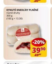 KYNUTÉ KNEDLÍKY PLNĚNÉ
