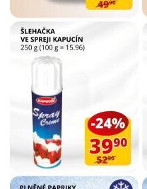 ŠLEHAČKA VE SPREJI KAPUCÍN
