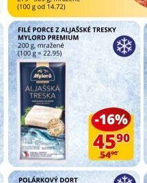 FILÉ PORCE Z ALJAŠSKÉ TRESKY MYLORD PREMIUM