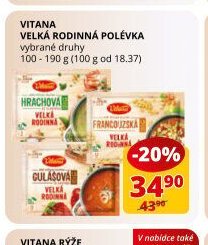 Vitana velká rodinná polévka