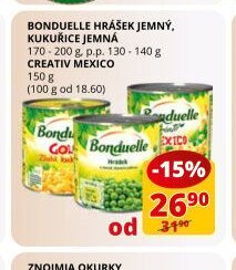 Bonduelle hrášek jemný, kukuřice jemná
