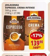 Jihlavanka Espresso, Crema Intense