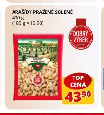Arašídy pražené solené
