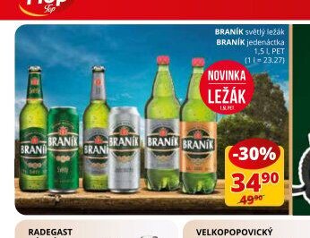 Braník světlý ležák