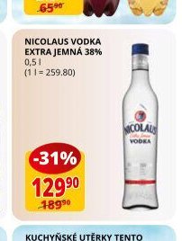 NICOLAUS VODKA EXTRA JEMNÁ 38%