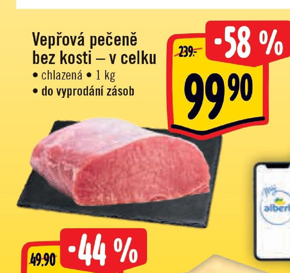 Vepřová pečeně bez kosti