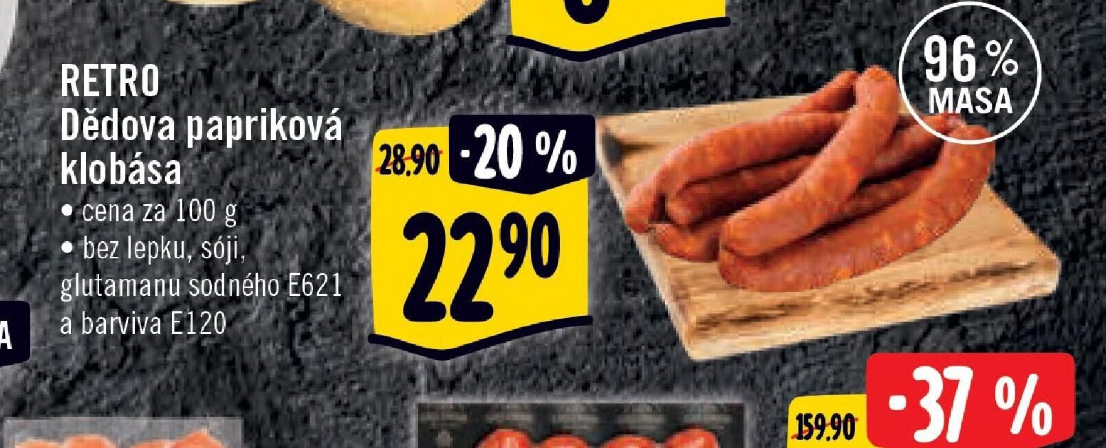 RETRO Dědova papriková klobása