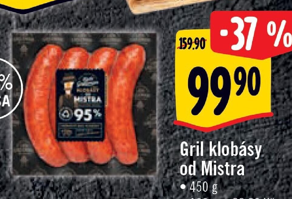 Gril klobásy od Mistra