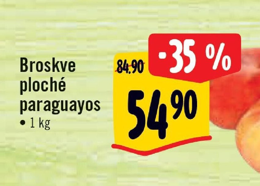 Broskve ploché paraguayos