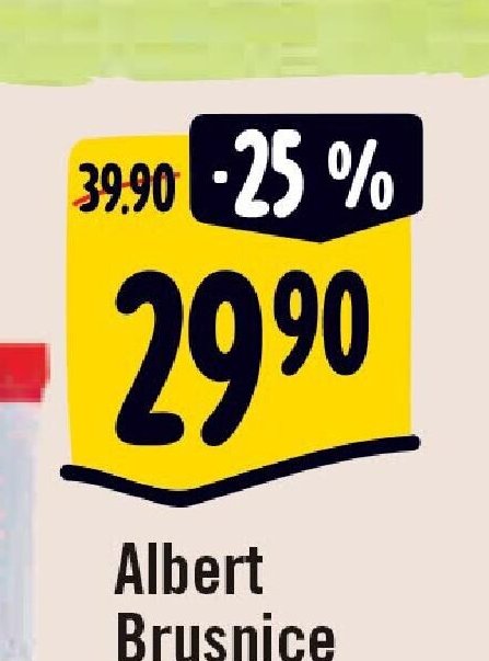 Albert Brusnice v hořké čokoládě