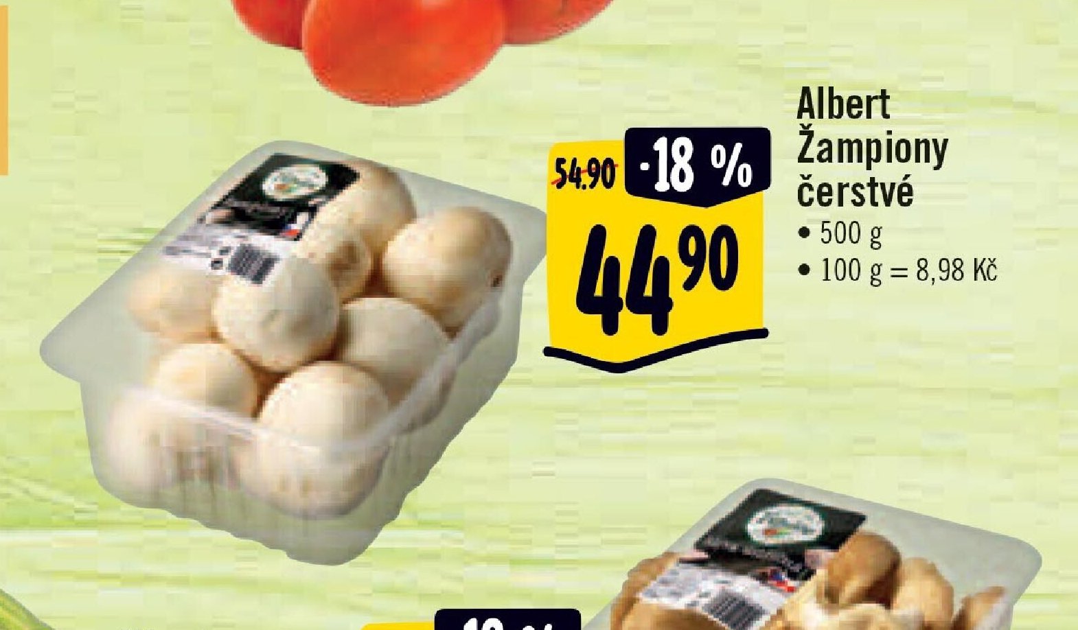 Albert Žampiony čerstvé