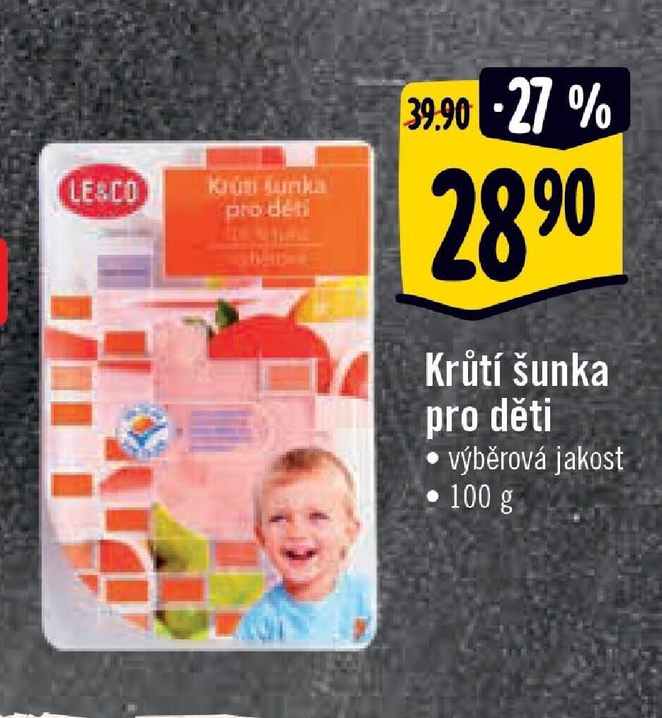 Krůtí šunka pro děti