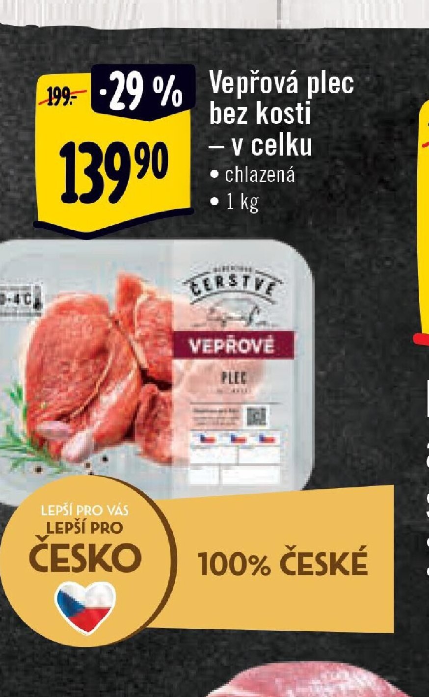 Vepřová plec bez kosti
