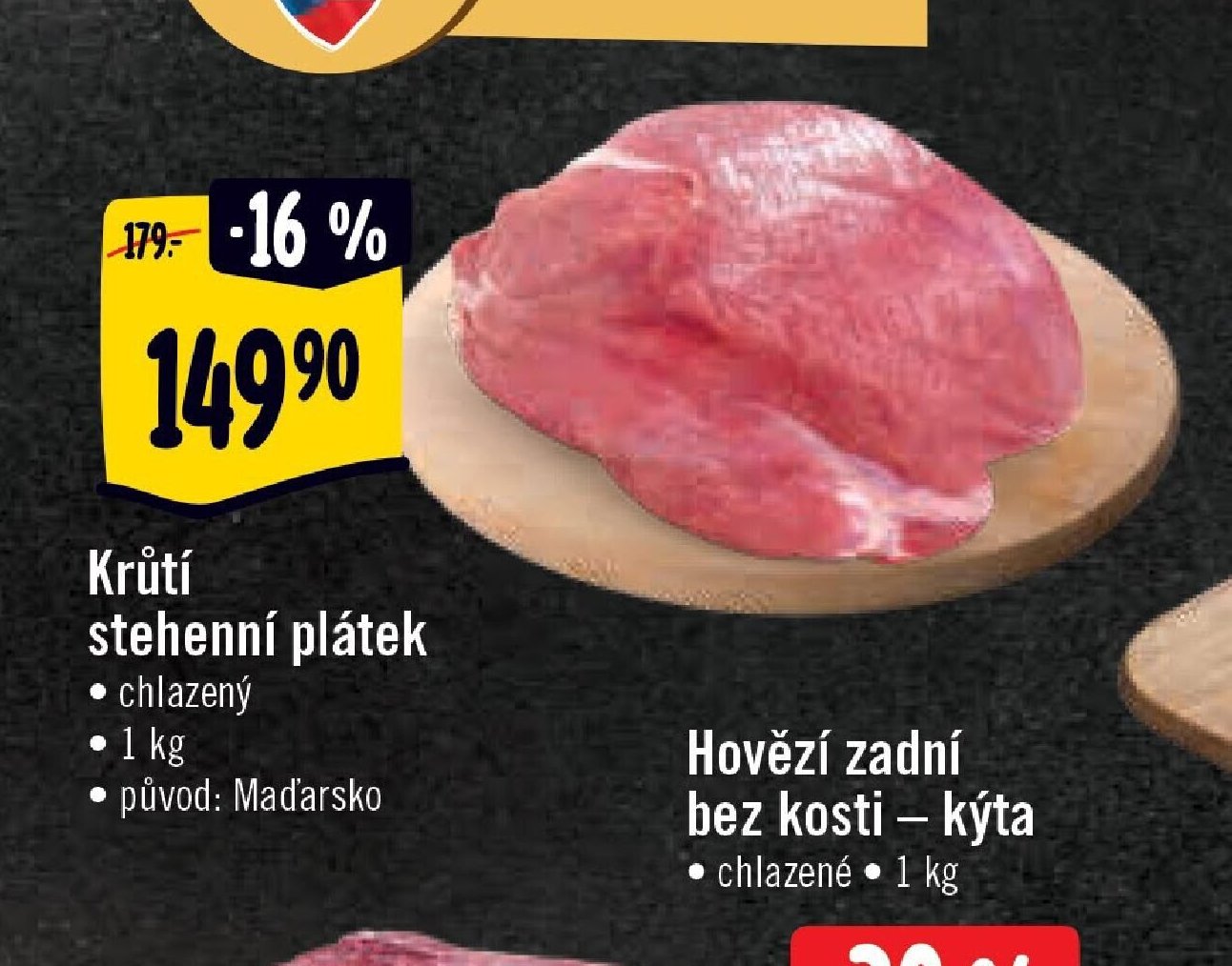 Krůtí stehenní plátek