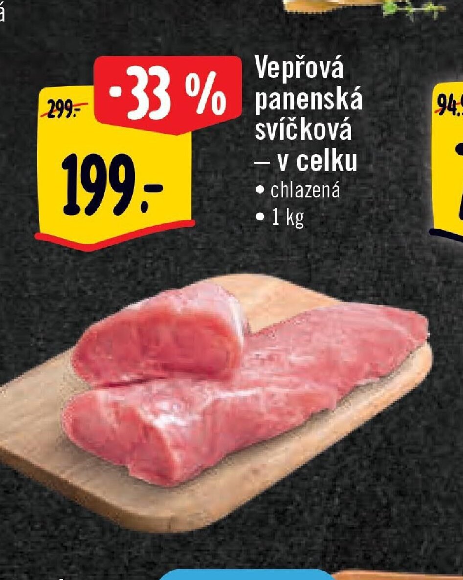 Vepřová panenská svíčková