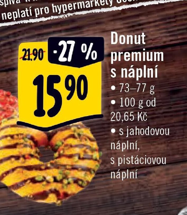 Donut premium s náplní