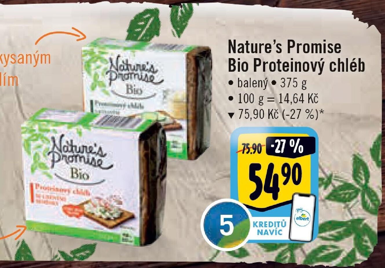 Nature's Promise Bio Proteinový chléb