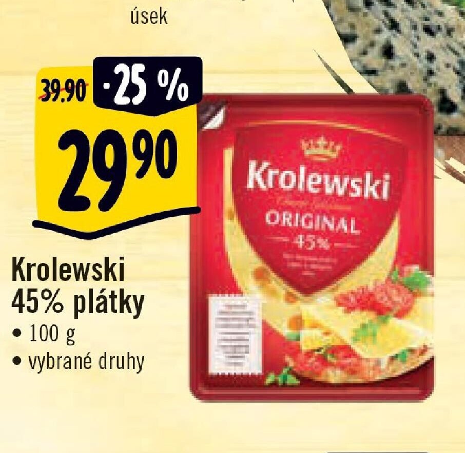 Krolewski 45% plátky