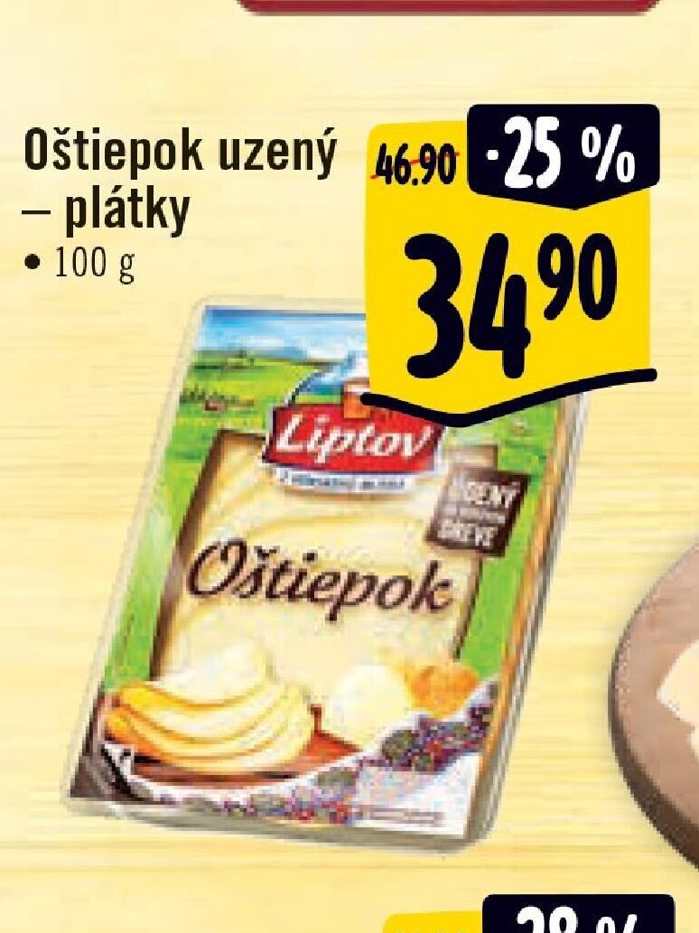 Oštiepok uzený – plátky