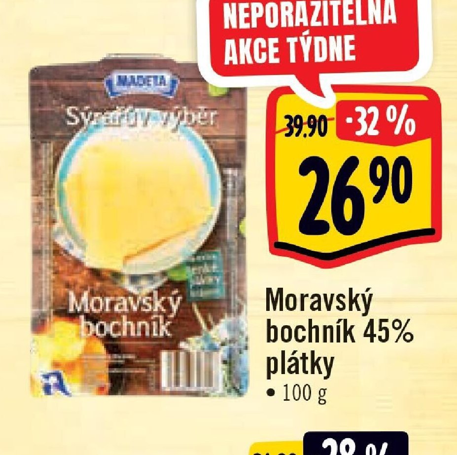 Moravský bochník 45% plátky