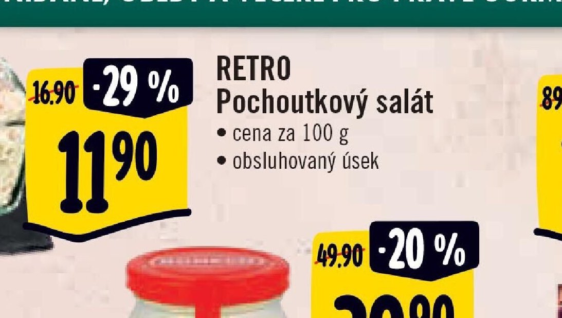 RETRO Pochoutkový salát