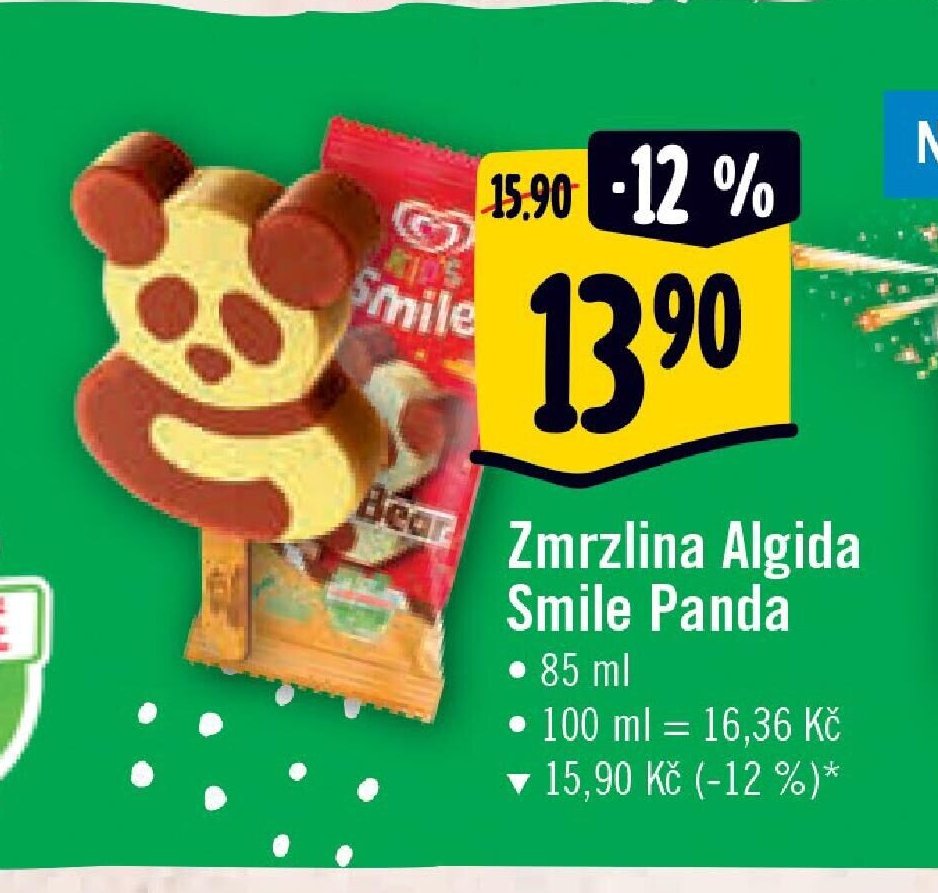 Zmrzlina Algida Smile Panda