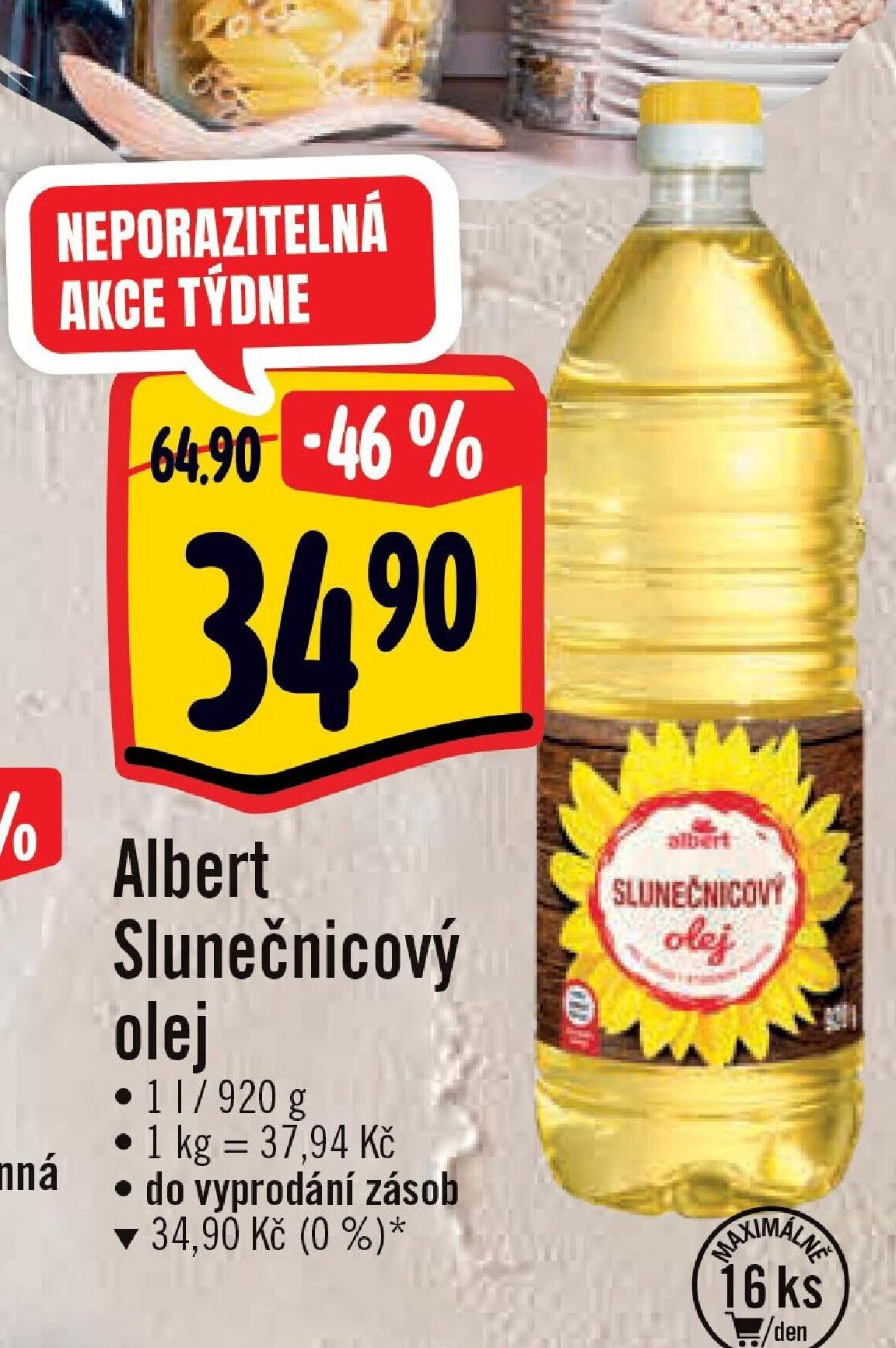 Albert Slunečnicový olej